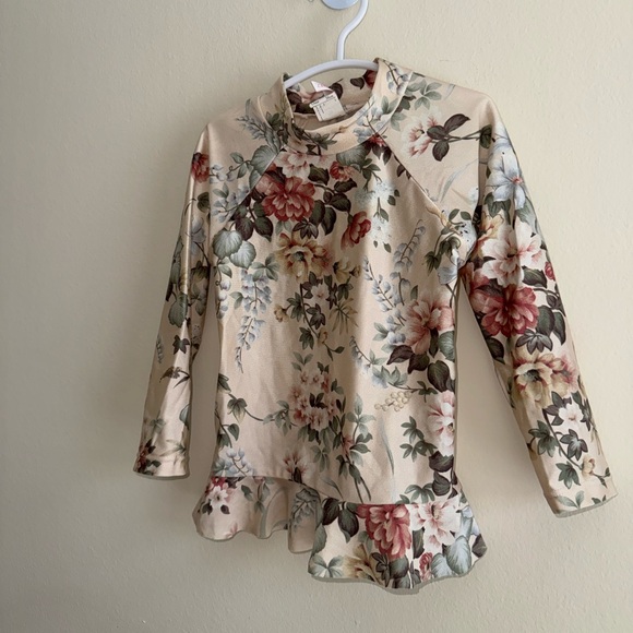 Zimmermann Waverly Floral Kids Rashguard $190 Size 2 toddler - Picture 2 of 7